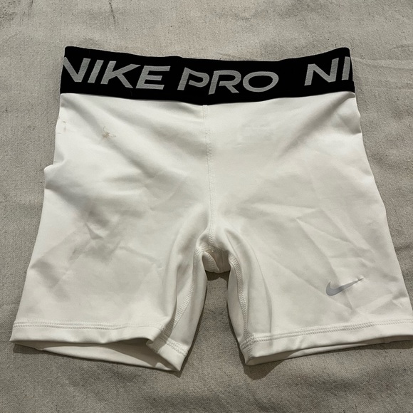 White Nike Pros - Picture 1 of 3